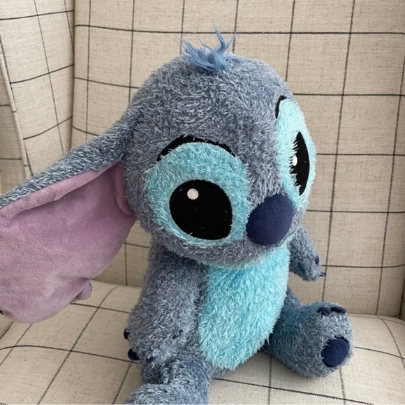SOLD - Stitch Disney Parks Weighted Plush Medium 2.5 lbs Stuffy - Picture 5 of 7